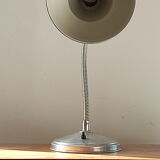 Flexible 1940s aluminum desk lamp. Very good condition
