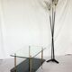 Table basse années 50 verre et laiton