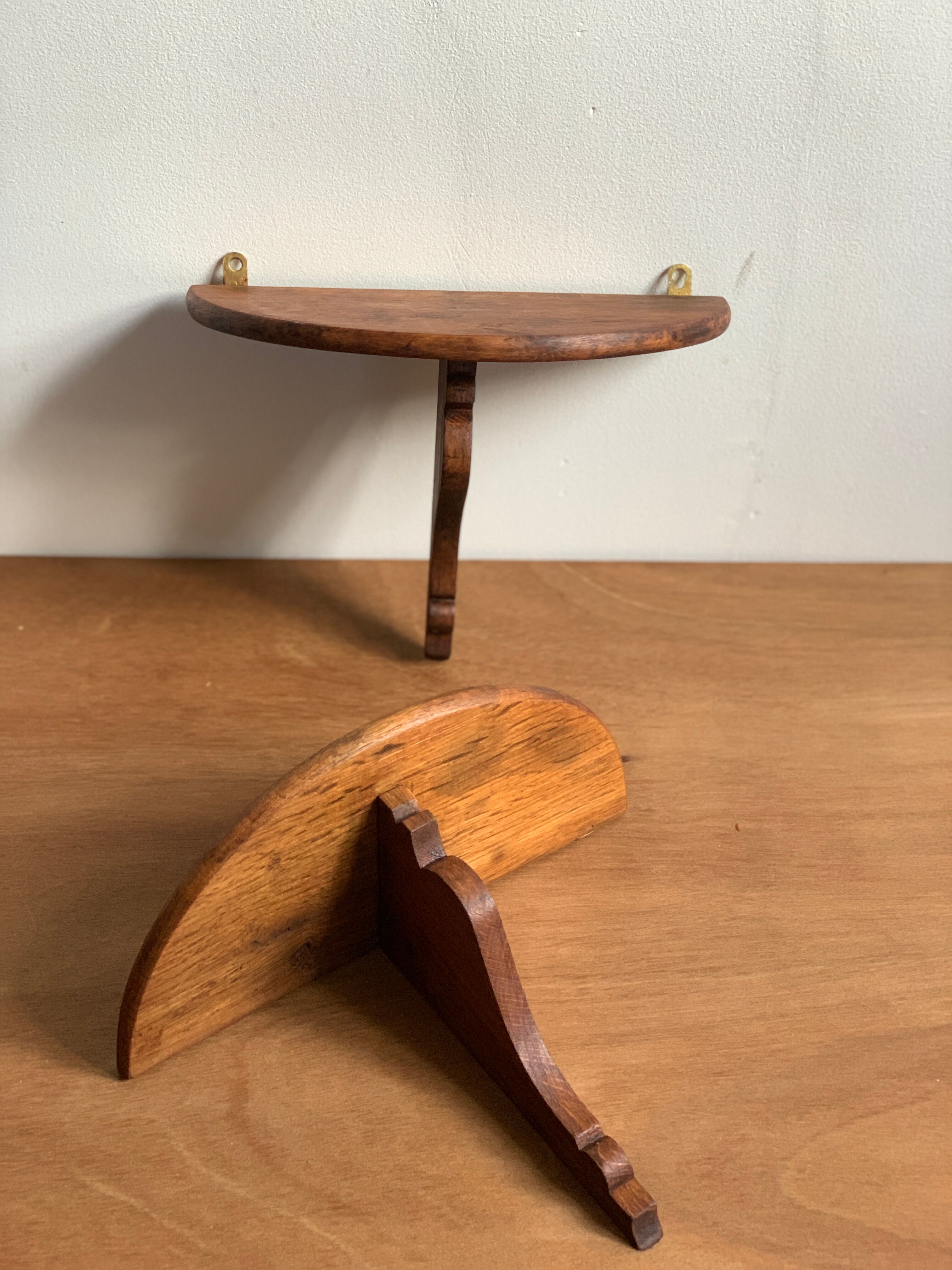 Vintage console shelf