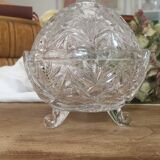 Bonbonnière verre ciselé