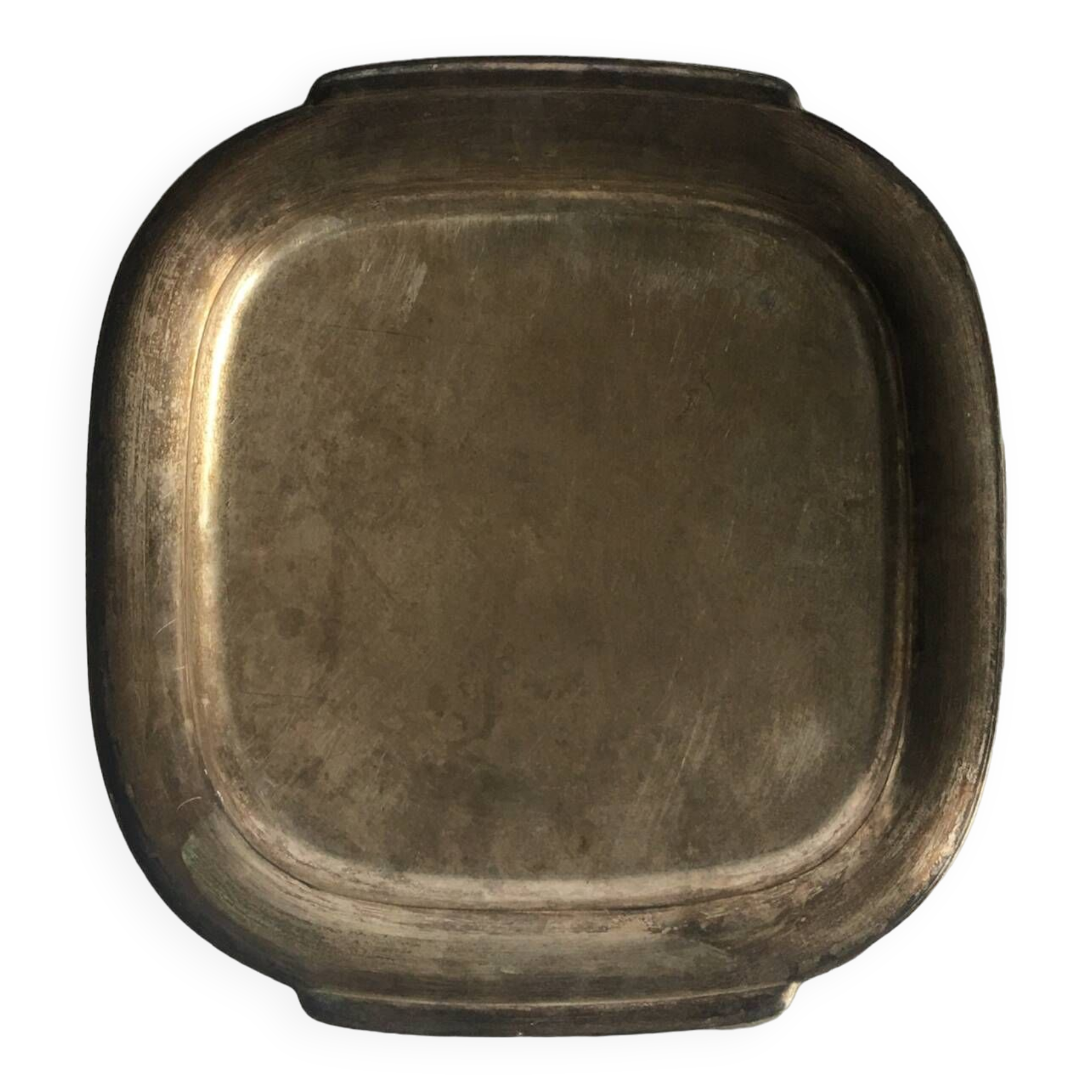 Art Deco silver metal tray