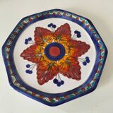 Hand painted plate Ceramica La Maga (Santo Stefano di Camastra)