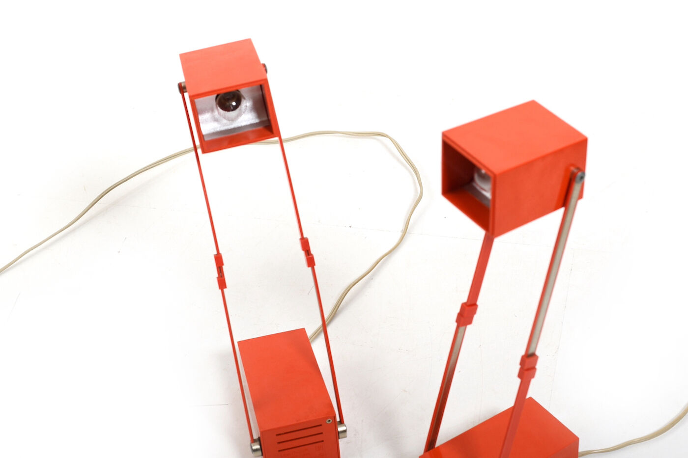 2 table lamps by bent gantzel-boysen 1960s