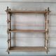 Wooden wall shelf