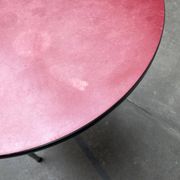 Mid-century German tubular steel table by Mauser Werke Waldeck.