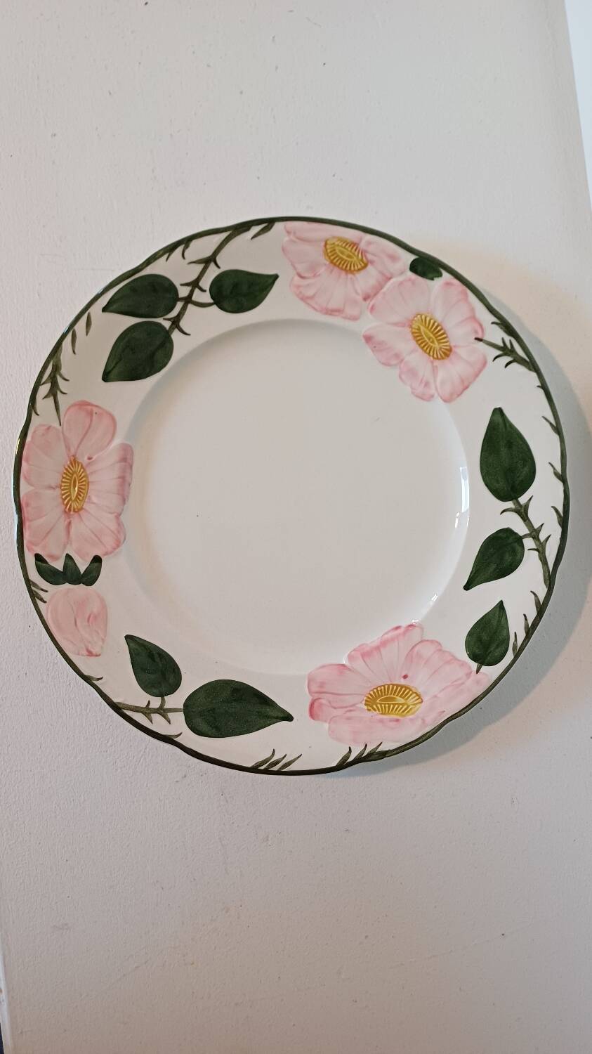 Set of 6 Wild Rose dinner plates Villeroy and Boch