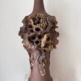 Table lamp by Bodil Marie Nielsen, denmark,  brutalist, 1960s