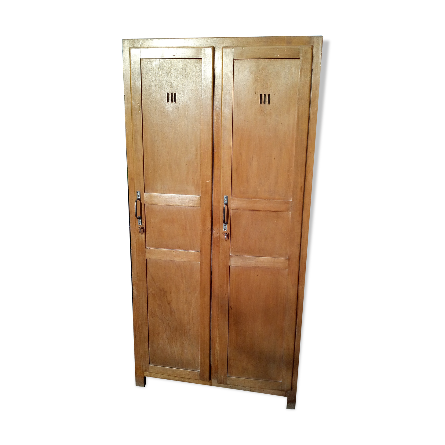 Vestaire double en bois