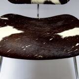 Lounge chair by Charles and Ray Eames "LCM" calfs skin