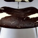 Lounge chair by Charles and Ray Eames "LCM" calfs skin