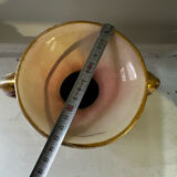 Vase Amphore Vintage Vallauris décor Floral en relief