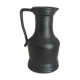 Black ceramic pitcher