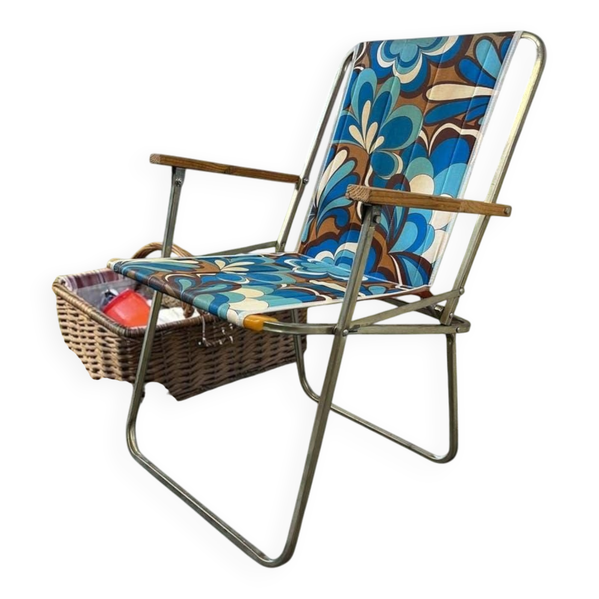 Vintage folding camping chair / garden chair / beach chair