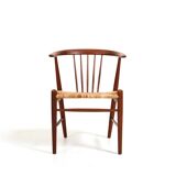 Illum Wikkelsø for N. Eilersen rare Side Chair "24GT" in Teak