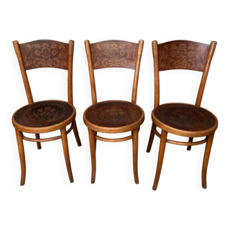 3 Aguilar bistro chairs