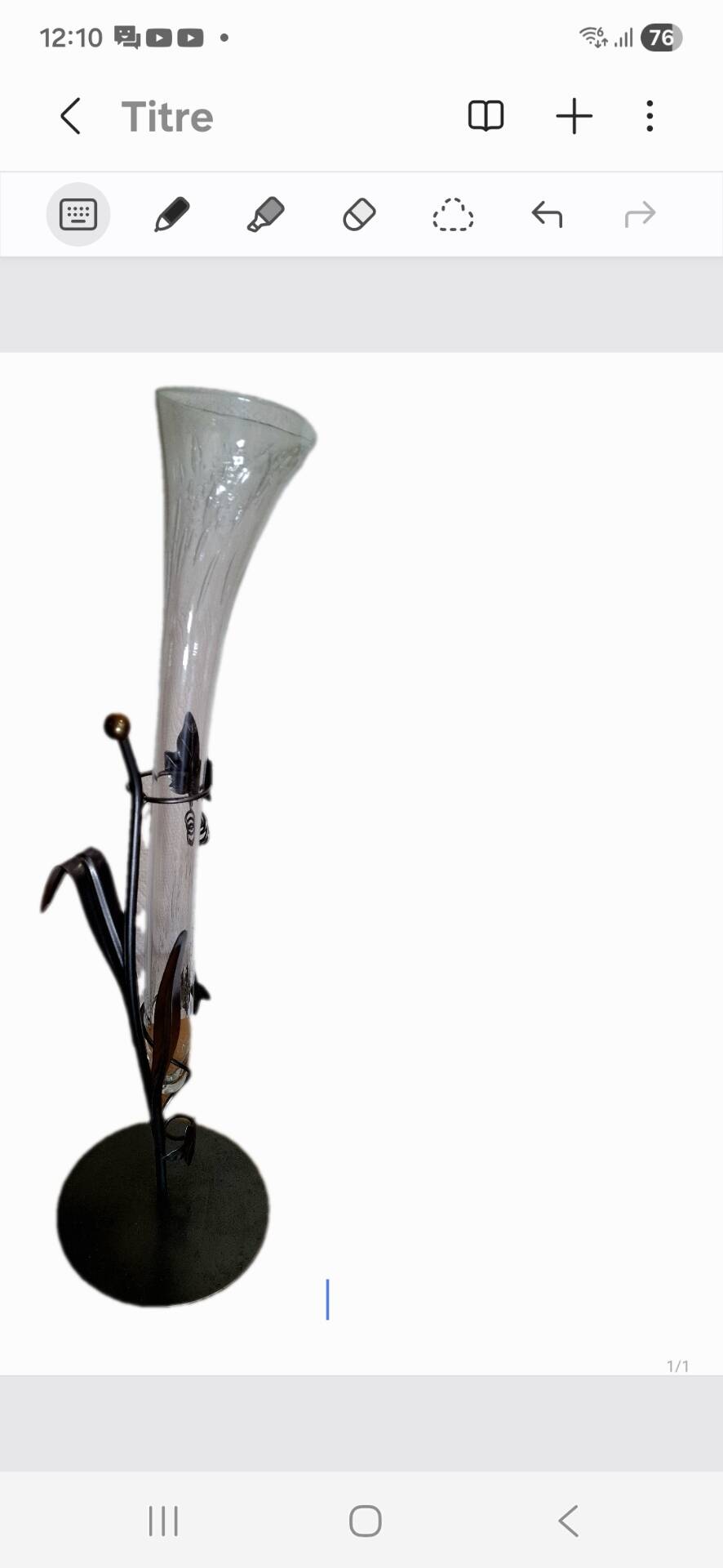 Original soliflore in Cyrano's nose