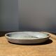 Small oval dish in glazed speckled ceramic L23