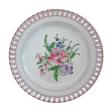Plate Lunéville flower