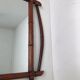 Vintage bamboo mirror