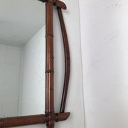 Vintage bamboo mirror