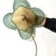 Lampe suspension vintage verte - upcycling
