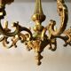Lustre en bronze à 8 bras de lumière