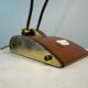 JUMO desk lamp in brass and leather by Eileen Grey, 1930