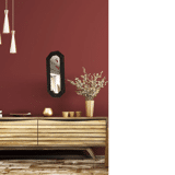 Miroir en bois avec moulure