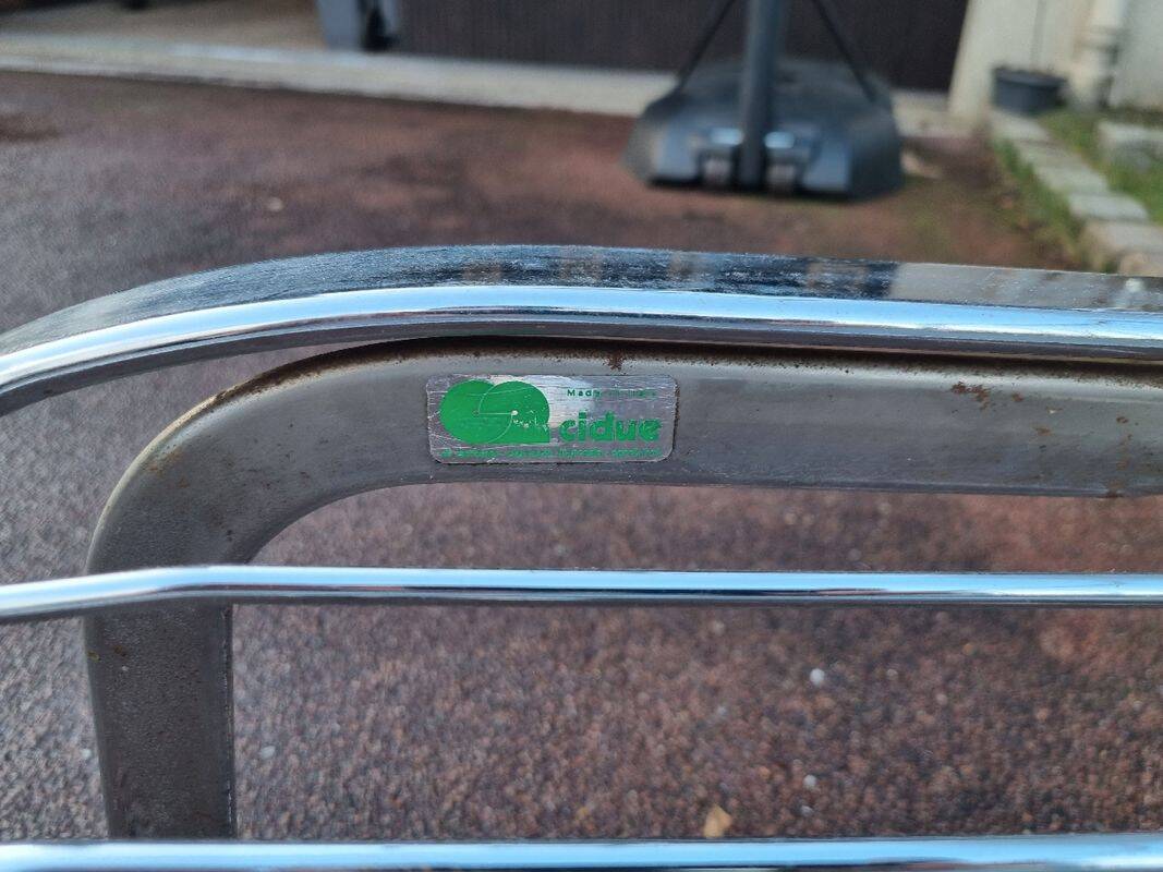 Set of 4 vintage 70s Cidue chairs