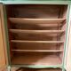 Parisian sideboard shoe cabinet in antique wood