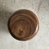 End of sofa, stool or monoxyl side table in solid suar