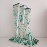 Large Art Deco vase from the 30s, futuristic earthenware