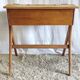 Bureau écolier pieds compas - années 50/60