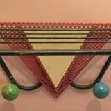 Vintage wall coat holder