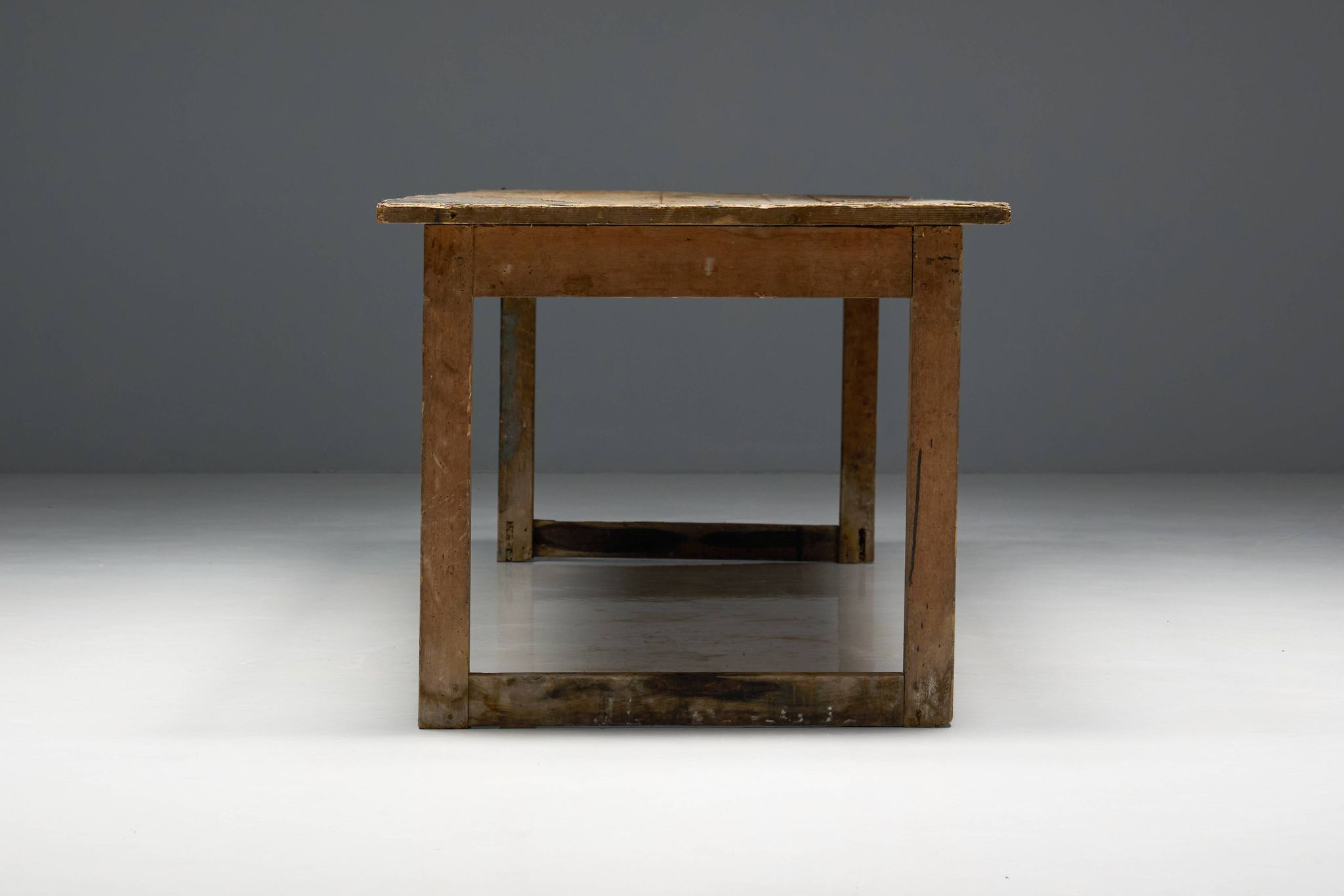 Table à manger rustique primitive, France, années 1900