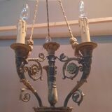 Restoration bronze chandelier