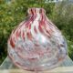 Vase signed JAS glassware contemporary art
