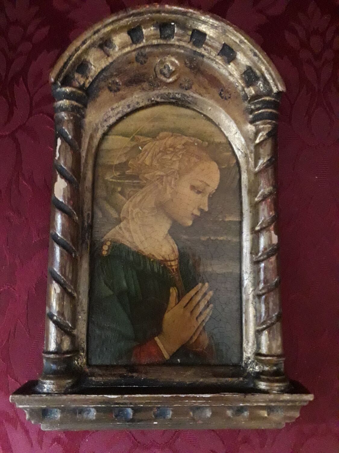 Painting on wood by Fra Filippo. Madonna La Lippina