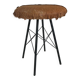 Vintage 70's cowhide stool
