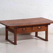 Antique Japanese coffee table with drawers – Showa period (c. 1926-1970) #65