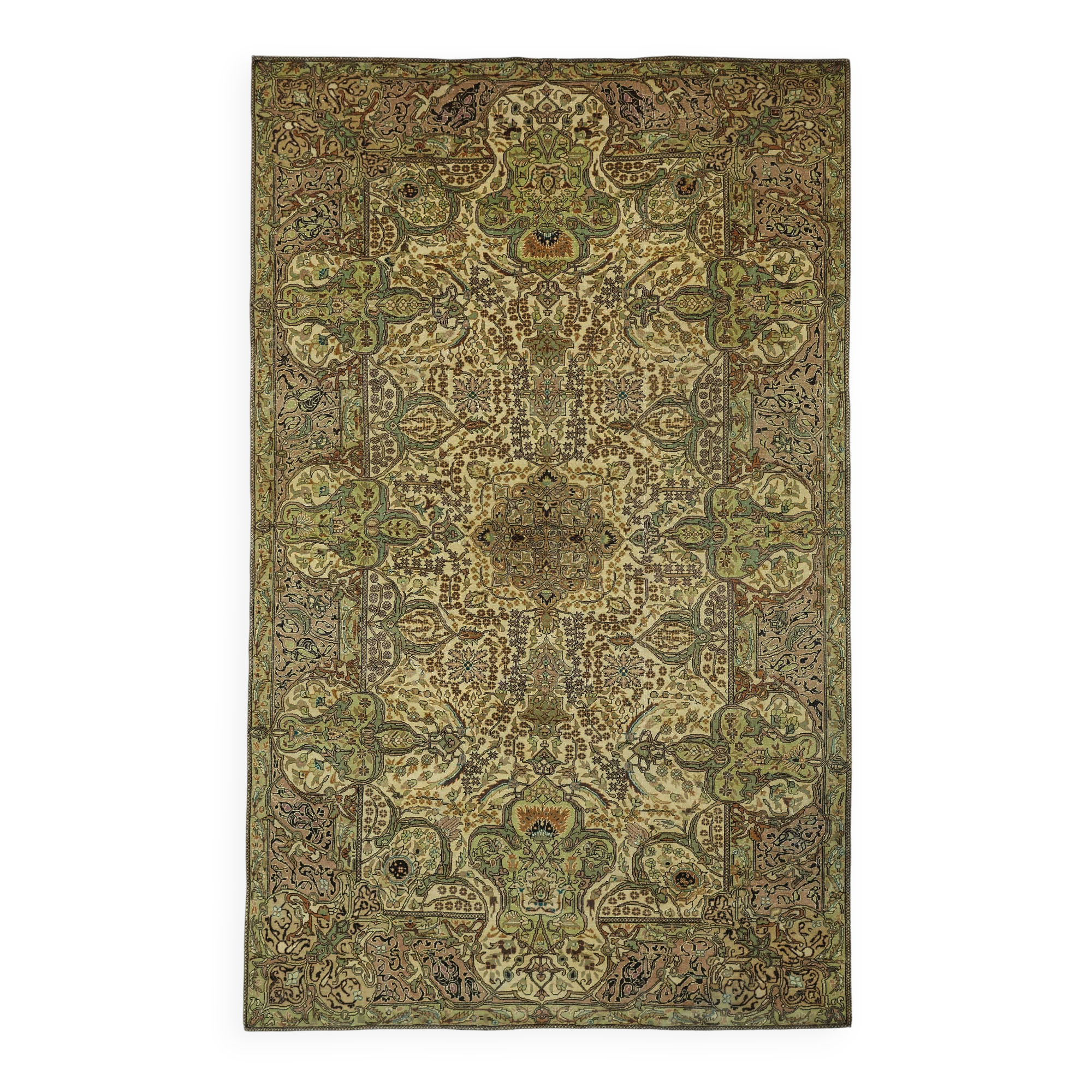 Turkish Wool Vintage Kayseri Rug 194 cm x 314 cm