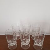 Set of 6 cavalier stemmed glasses
