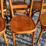 Lot of 6 Horgen-Glaris bistro chairs from the 40s