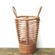 Umbrella stand with rattan and bamboo handles, 1970s