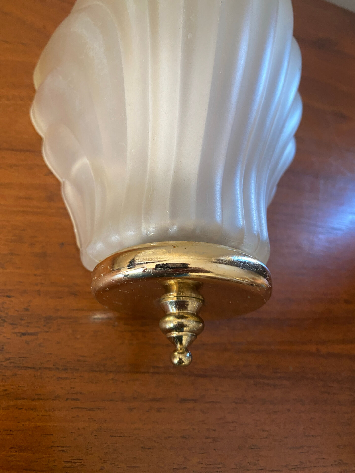 Pair of Art Deco shell wall lights