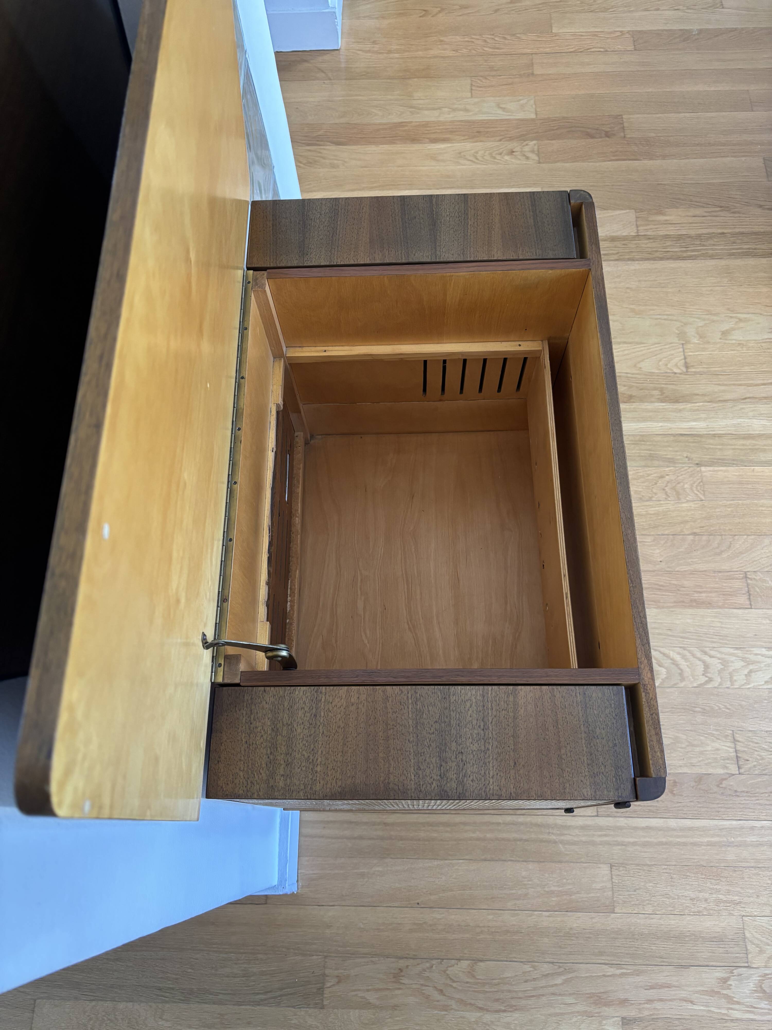 Vintage Schaub Lorenz Furniture Transformed into a Bar/Storage Unit