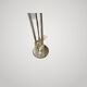 Reggiani Lamp in Chrome 1970s Author Design
