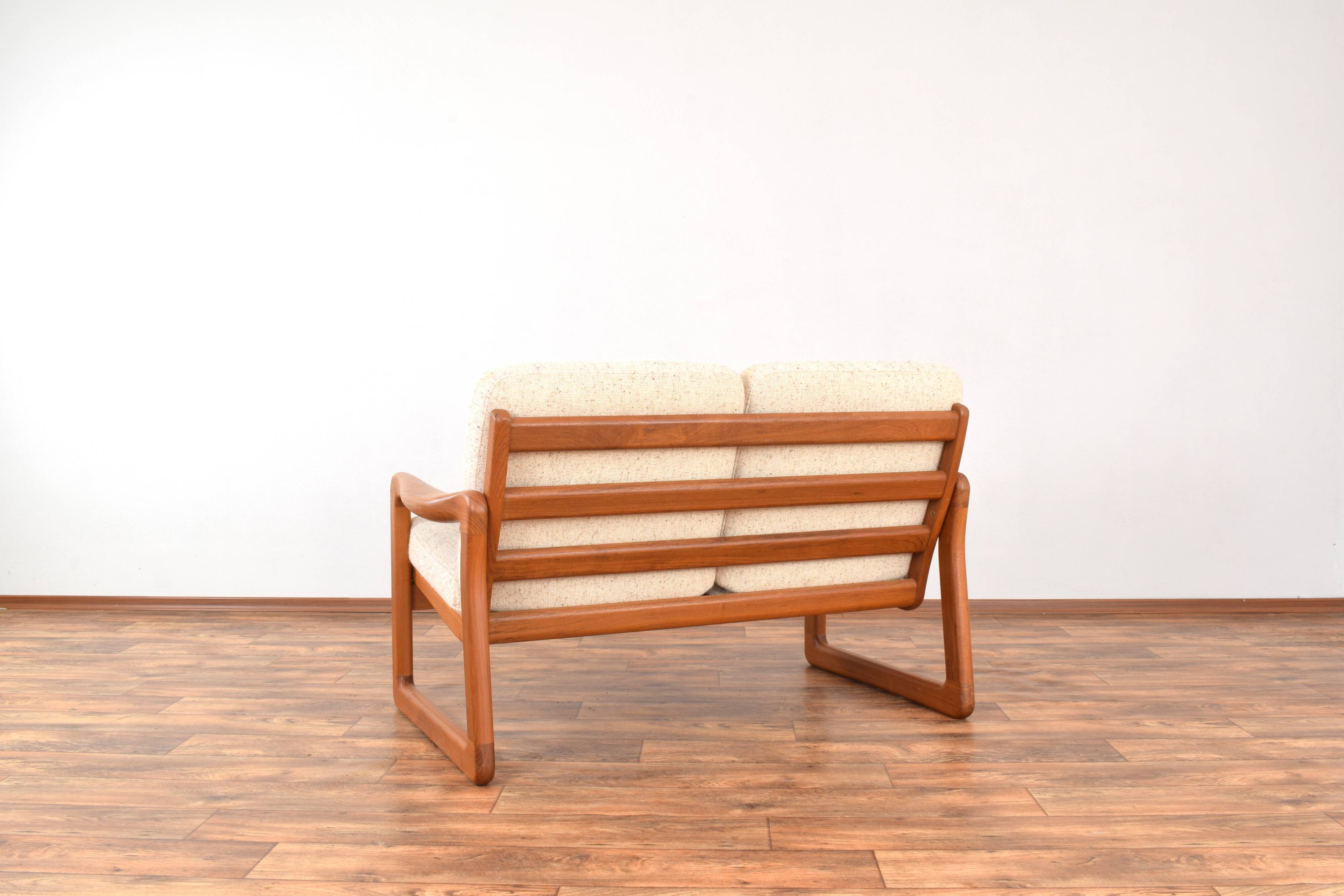 Mid-Century Danish Teak Sofa from Poul Jeppesen, 1970s.