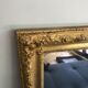 Golden mirror 84x63cm