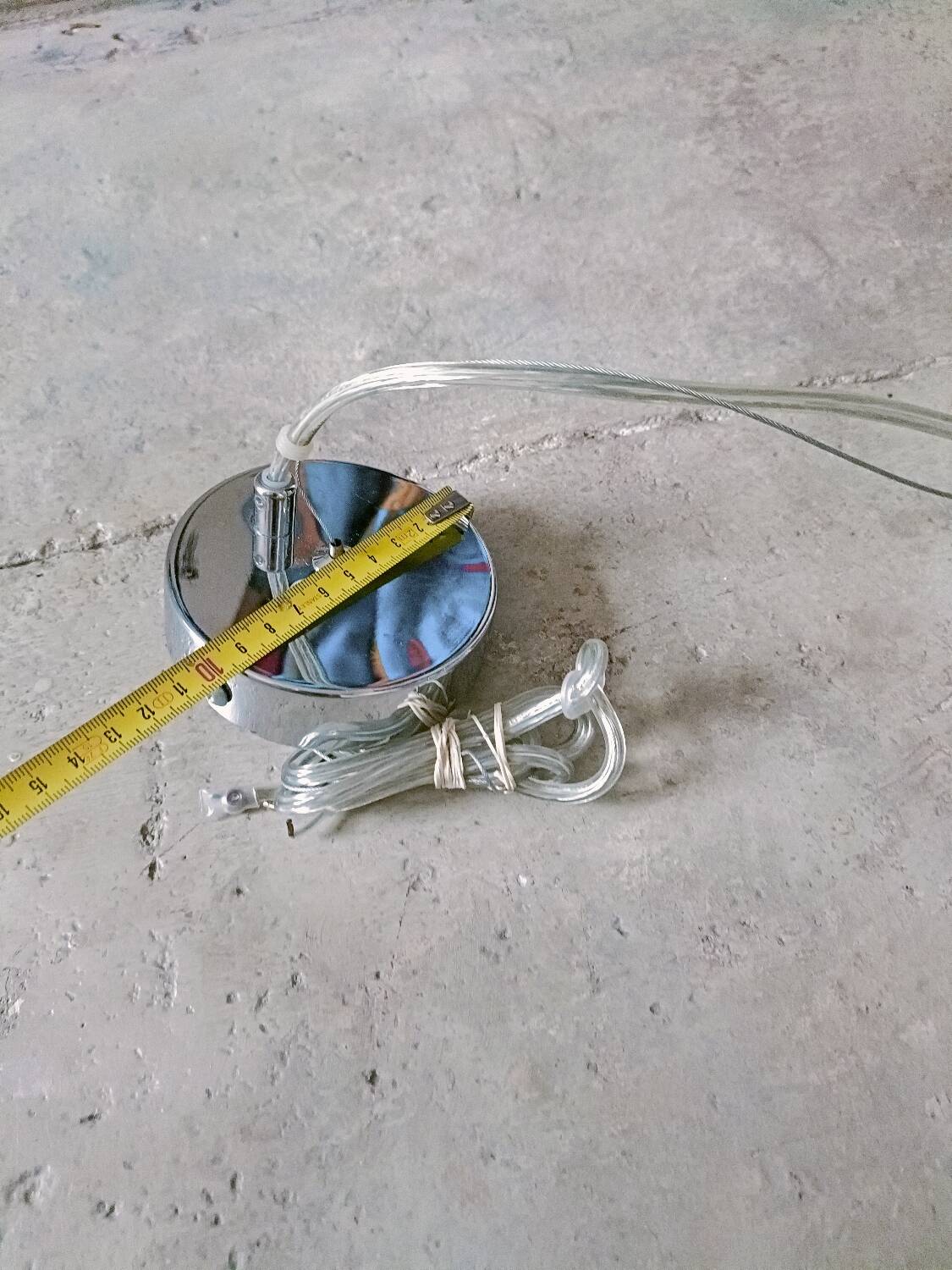 Space Age aluminium lamp